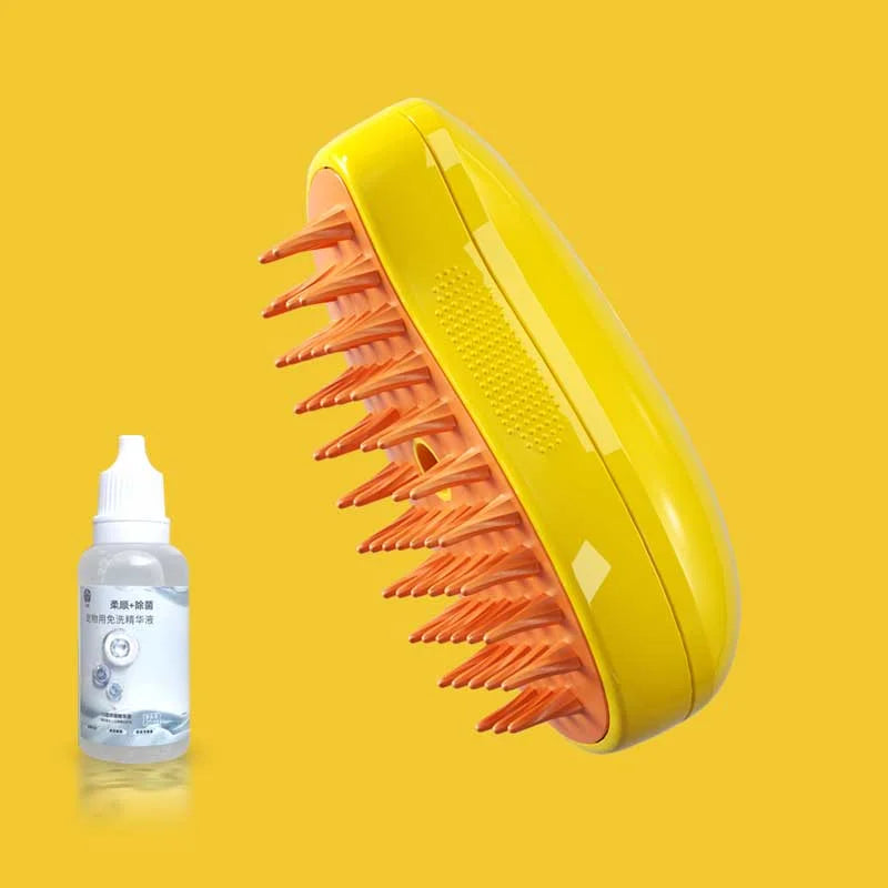 Spray floating hair comb